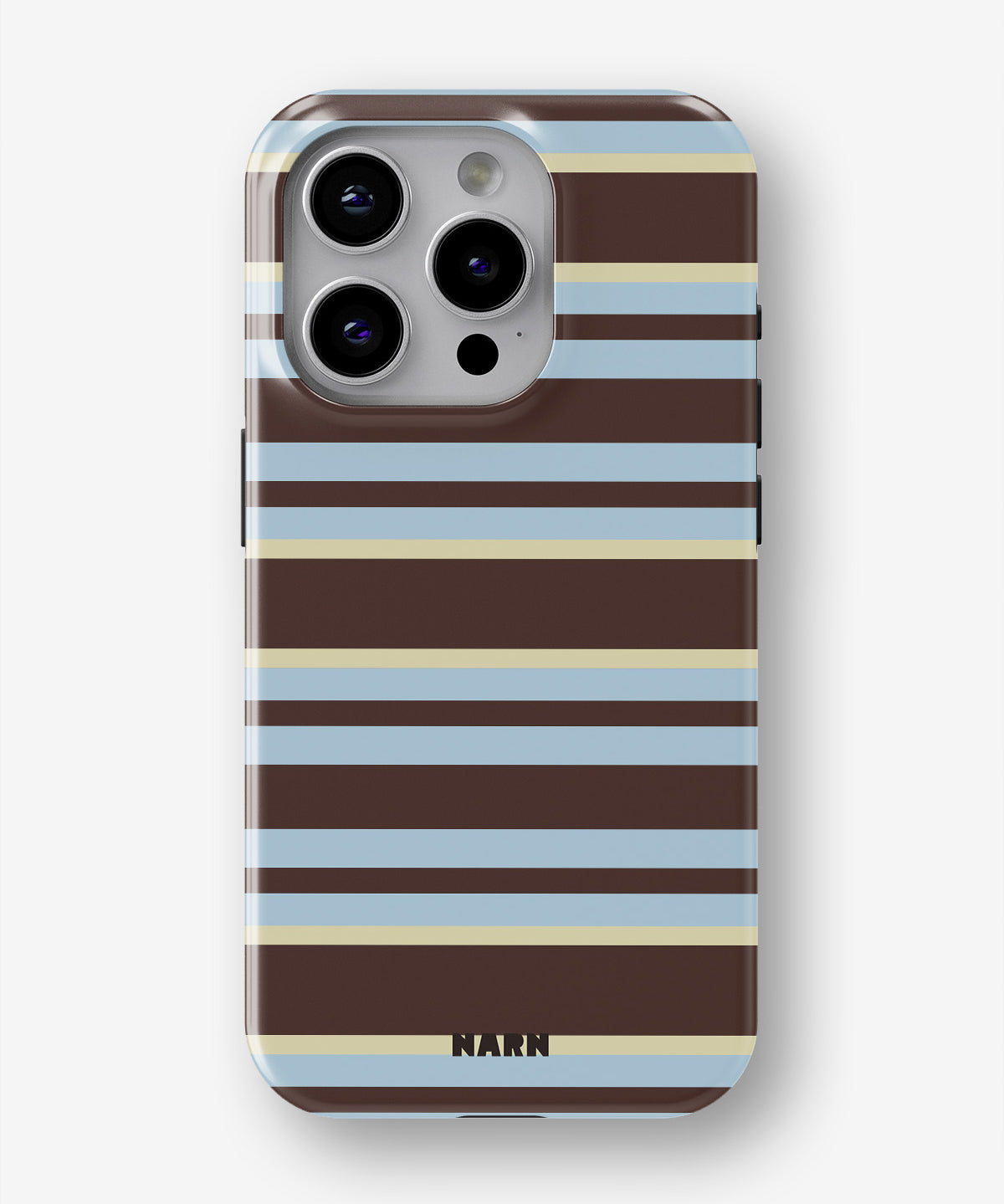 iPhone 15 Pro Tough Case – Latte Lines - View 1