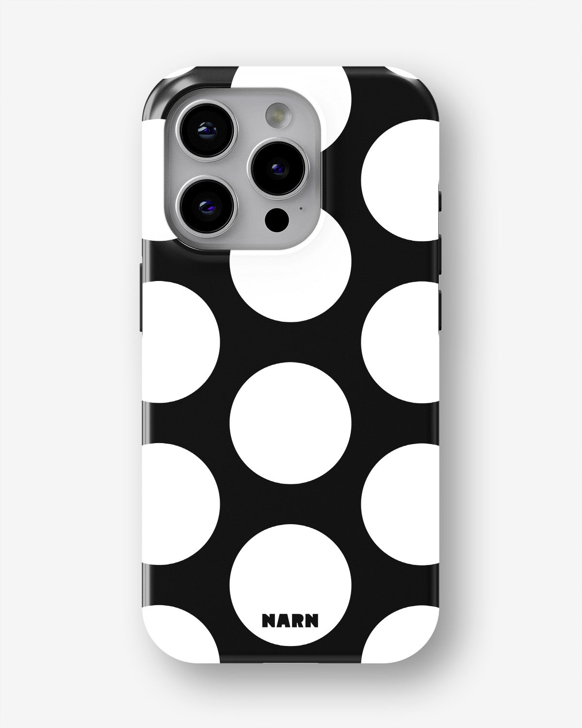 iPhone 15 Pro Tough Case – Bold Dots - View 1