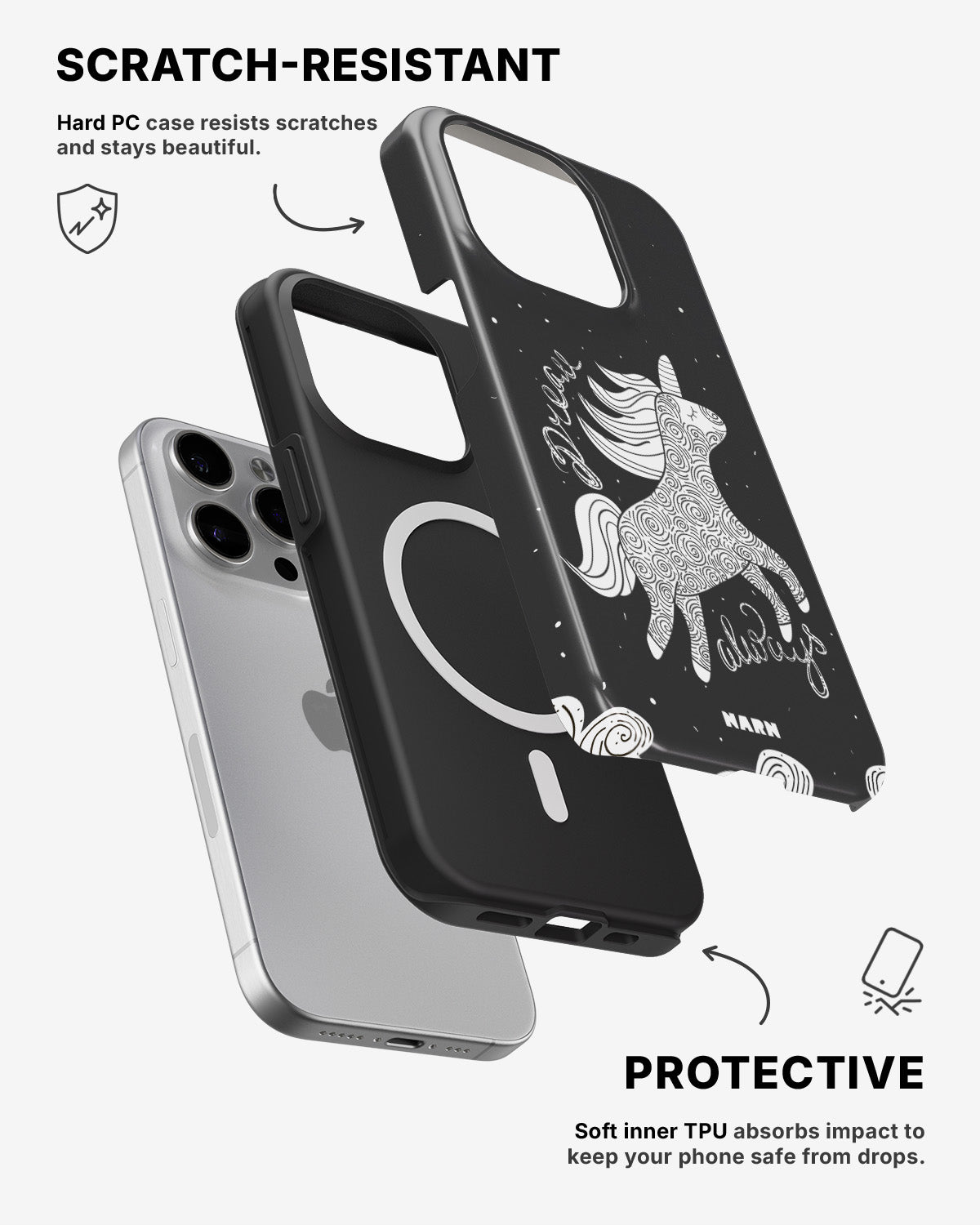 iPhone 15 Pro Tough Case – Dream Always - View 2