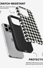 iPhone 15 Pro Tough Case – Houndstooth - View 2