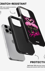 iPhone 15 Pro Tough Case – Beach Flamingo - View 2