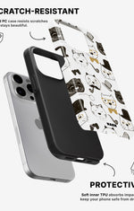 iPhone 15 Pro Tough Case – Cartoon Cats - View 2