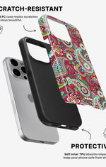 iPhone 15 Pro Tough Case – Paisley Paradise - View 2