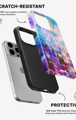 iPhone 15 Pro Tough Case – Purple Hearts - View 2