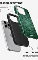iPhone 15 Pro Tough Case – Retro Forest - View 2