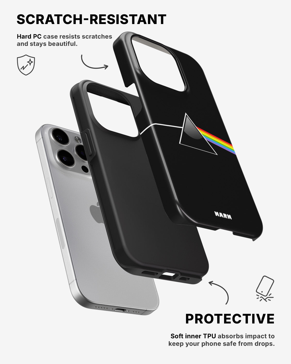 iPhone 15 Pro Tough Case – Dark Side - View 2