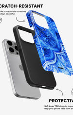 iPhone 15 Pro Tough Case – Blue Vintage - View 2
