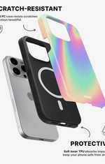 iPhone 15 Pro Tough Case – Rainbow Haze - View 2