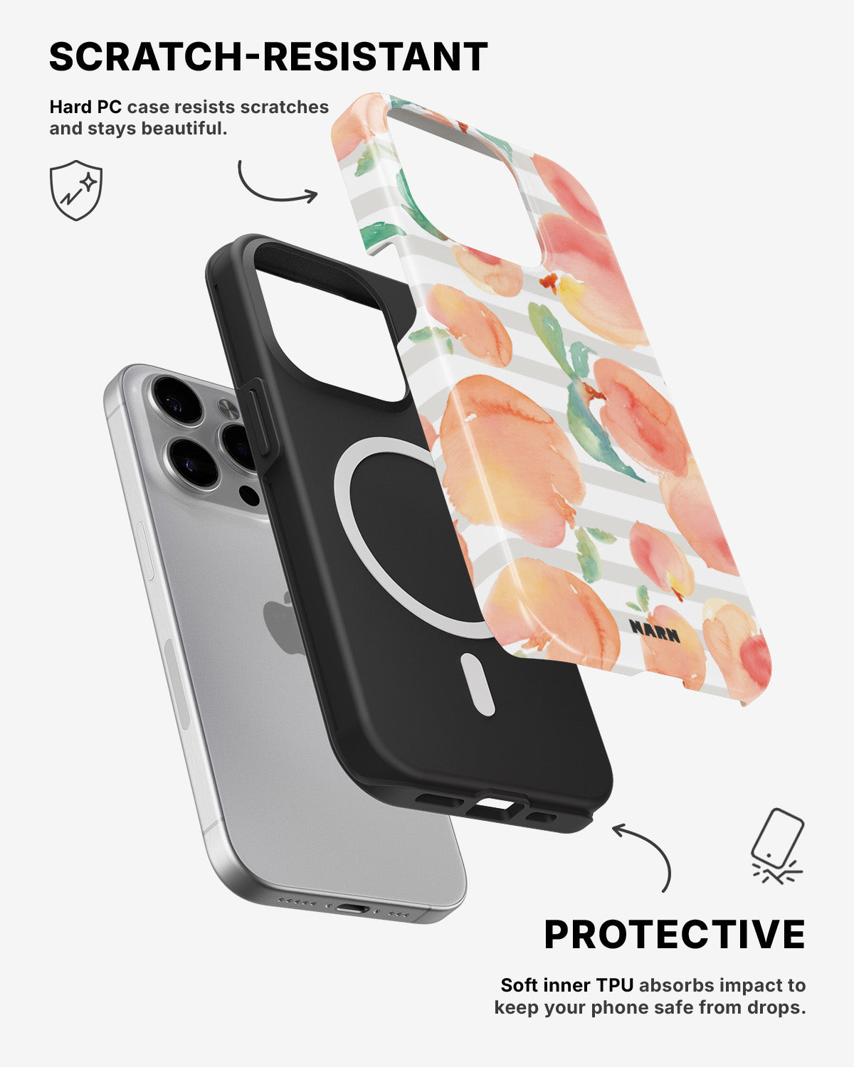 iPhone 15 Pro Tough Case – Peachey - View 2