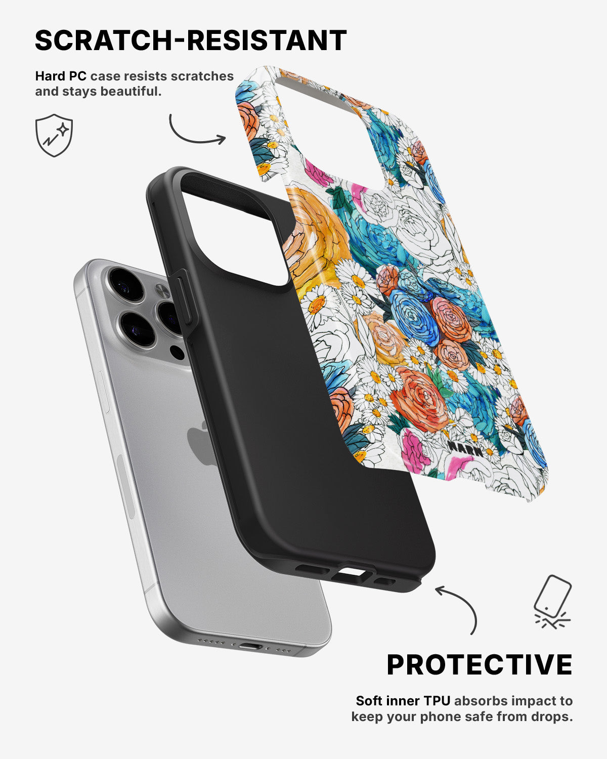 iPhone 15 Pro Tough Case – Midsommer - View 2