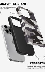 iPhone 15 Pro Tough Case – Grey Camo - View 2
