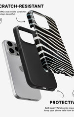 iPhone 15 Pro Tough Case – Zebra Stripe - View 2