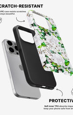 iPhone 15 Pro Tough Case – White Bloom - View 2