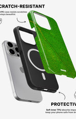 iPhone 15 Pro Tough Case – Green Leafy - View 2