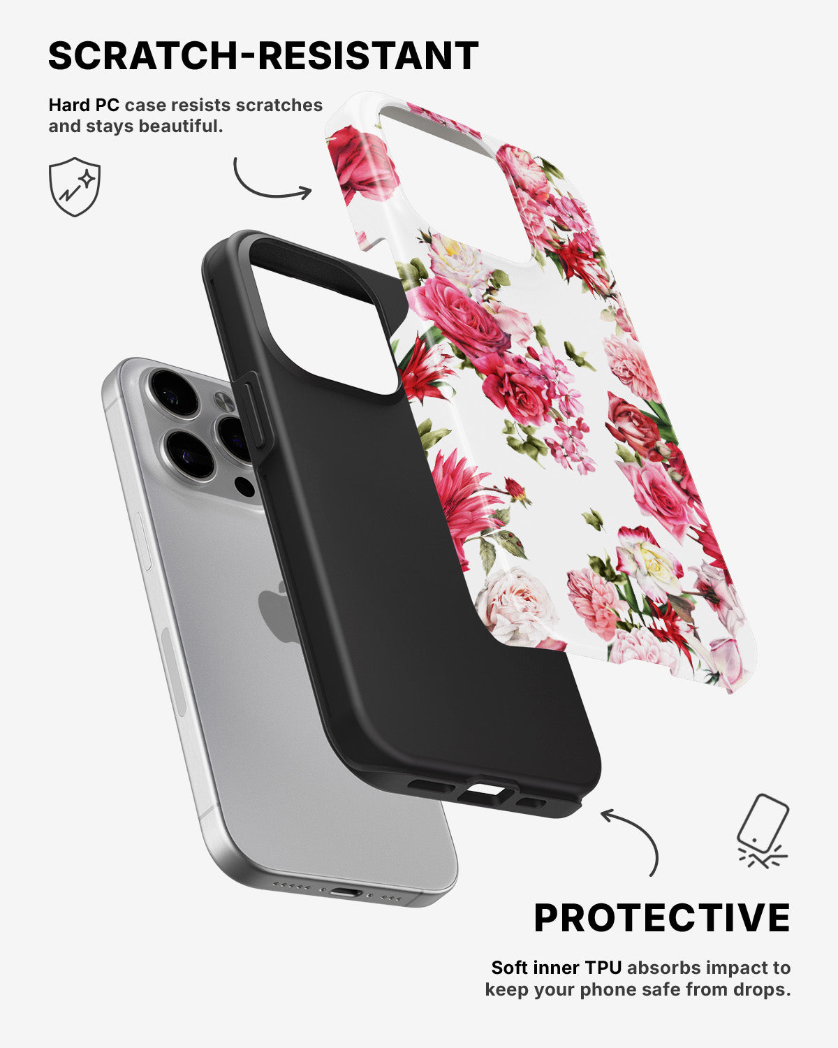 iPhone 15 Pro Tough Case – Garden Glow - View 2