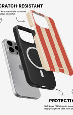 iPhone 15 Pro Tough Case – Sunset Stripes - View 2