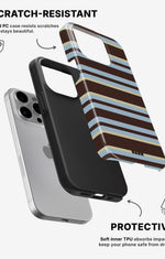 iPhone 15 Pro Tough Case – Latte Lines - View 2