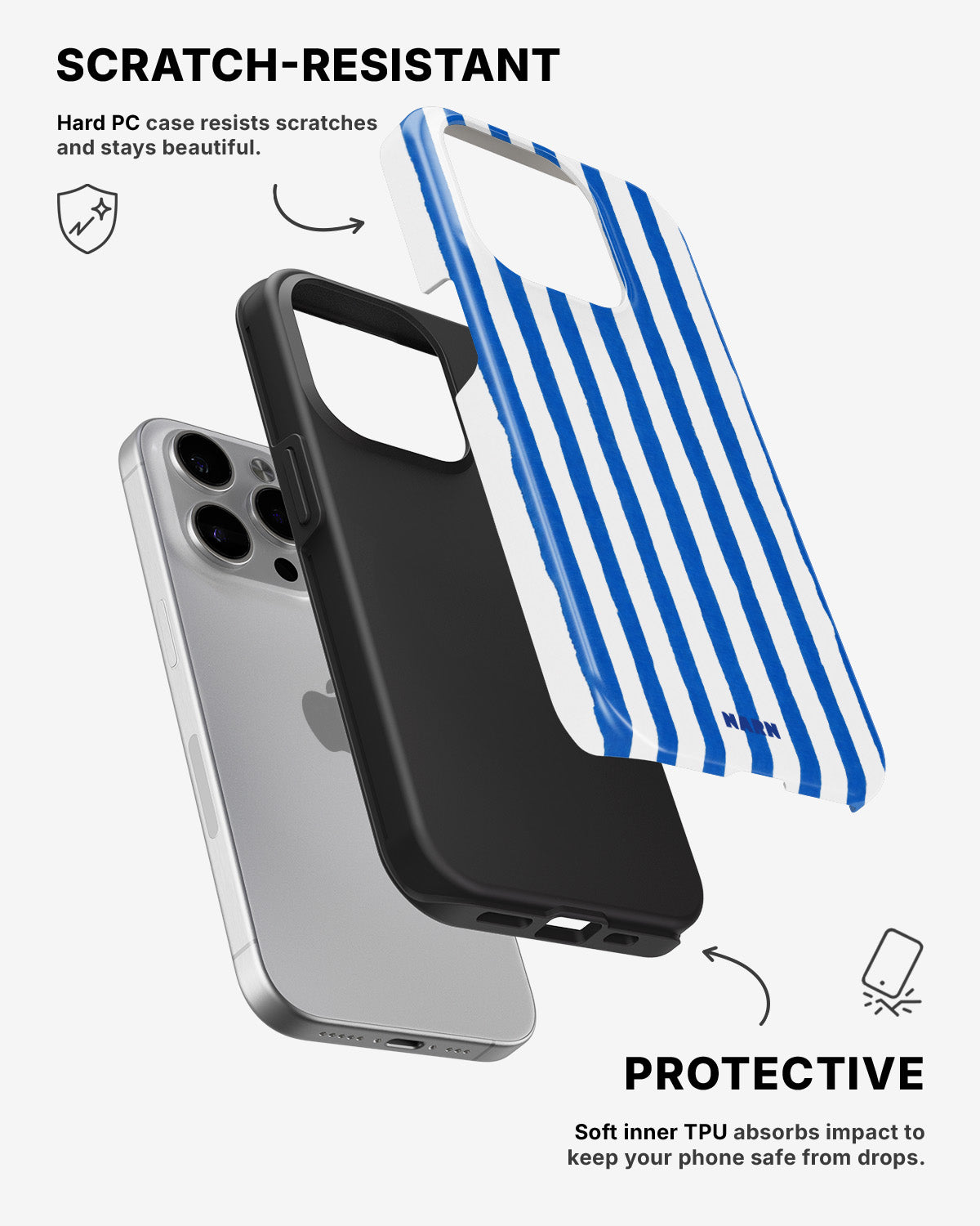 iPhone 15 Pro Tough Case – Linen - View 2