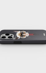 iPhone 15 Pro Tough Case – Hipster Cat - View 3