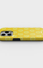 iPhone 15 Pro Tough Case – Lemon Dreams - View 3