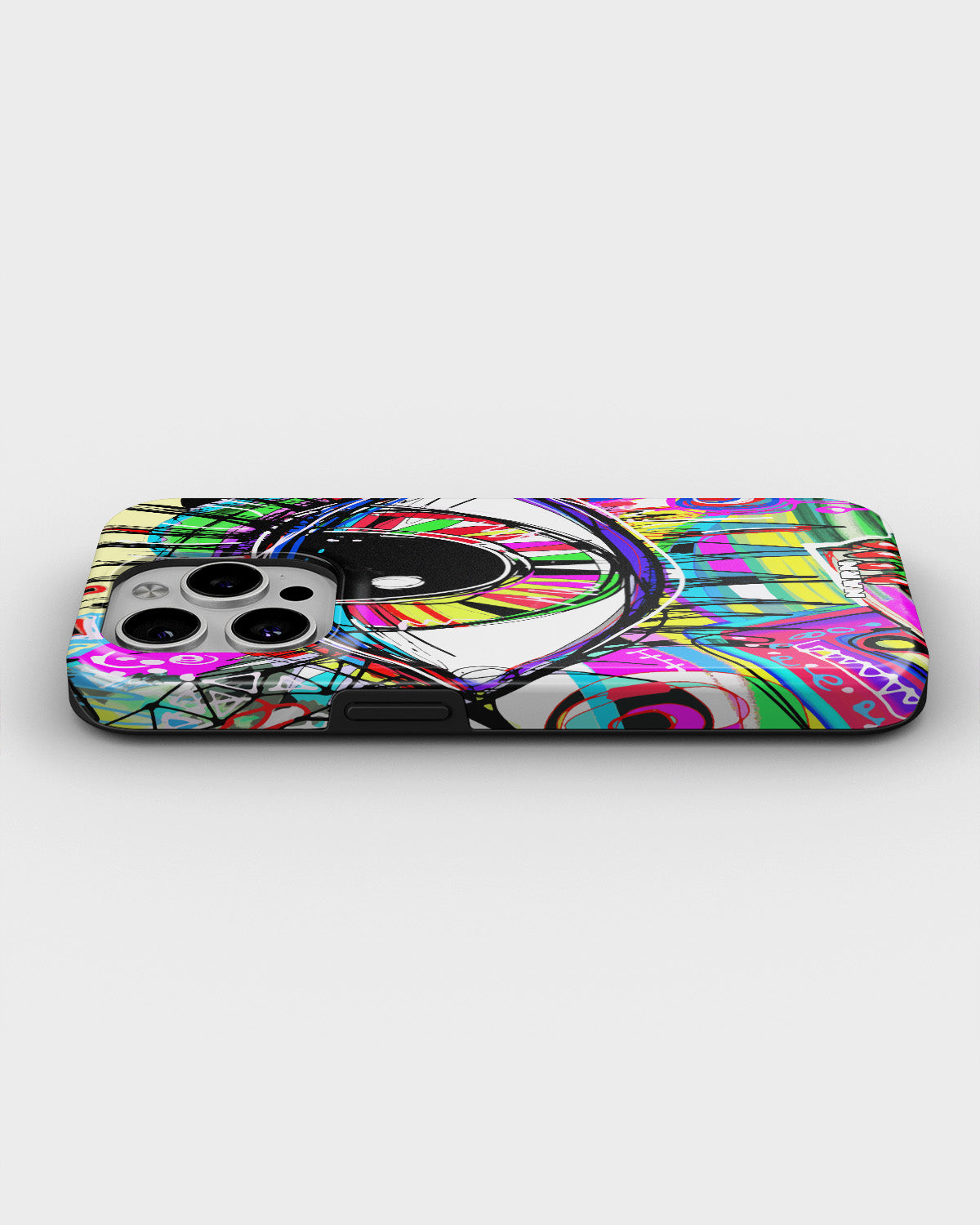iPhone 15 Pro Tough Case – Abstract Eye - View 3