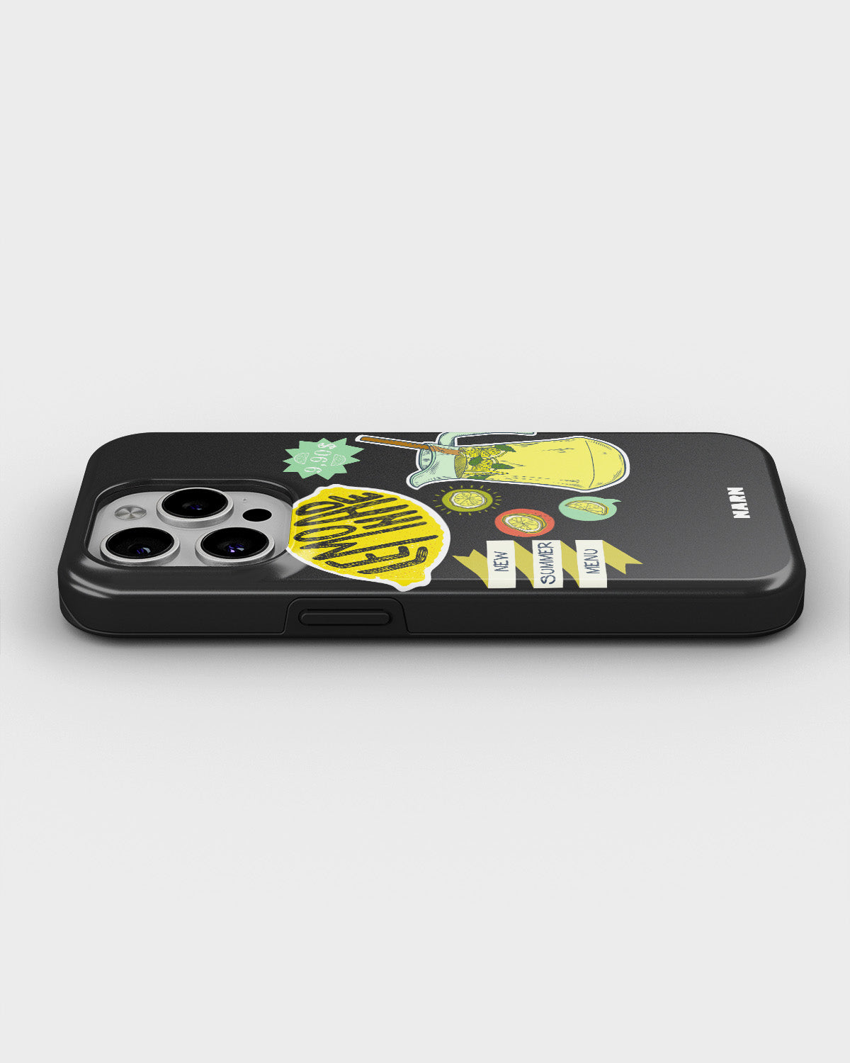 iPhone 15 Pro Tough Case – Lemon Summer - View 3