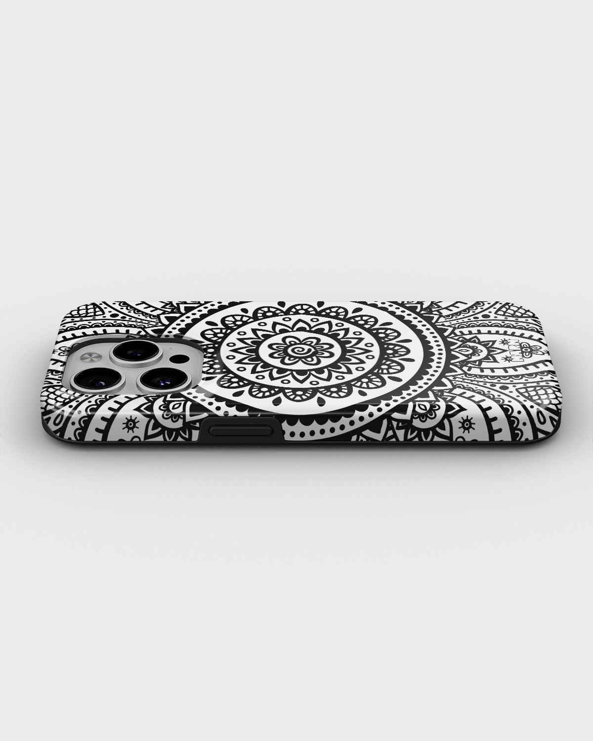 iPhone 15 Pro Tough Case – Henna Mandala - View 3
