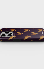 iPhone 15 Pro Tough Case – Royal Doves - View 3