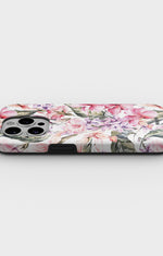 iPhone 15 Pro Tough Case – Watercolor Flowers - View 3