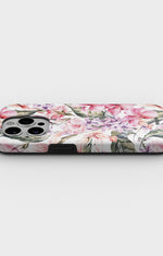 iPhone 15 Pro Tough Case – Watercolor Flowers - View 3