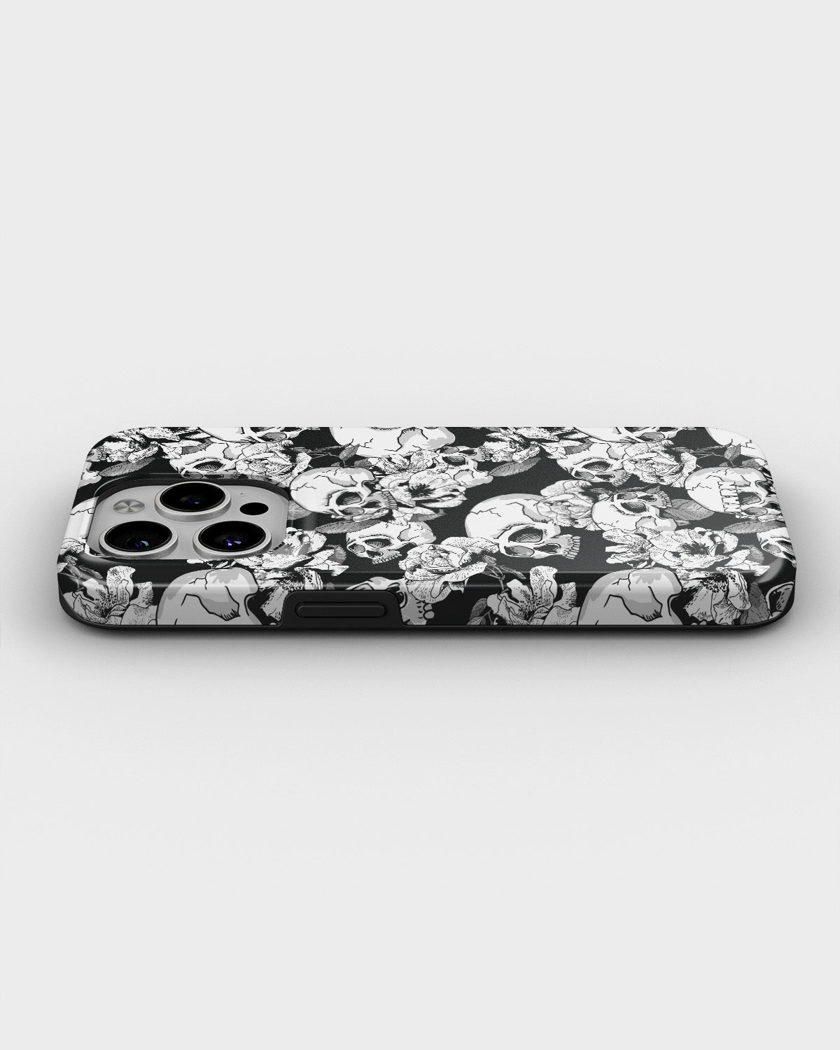 iPhone 15 Pro Tough Case – Skull Garden - View 3