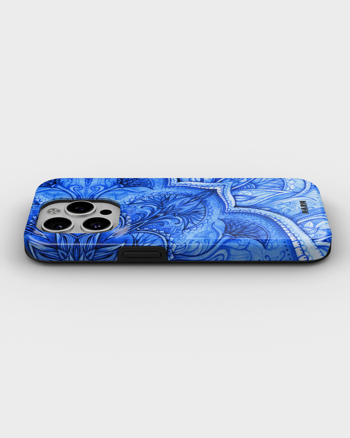 iPhone 15 Pro Tough Case – Blue Vintage - View 3