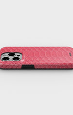 iPhone 15 Pro Tough Case – Pink Snake - View 3