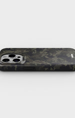 iPhone 15 Pro Tough Case – Jungle Green Camo - View 3