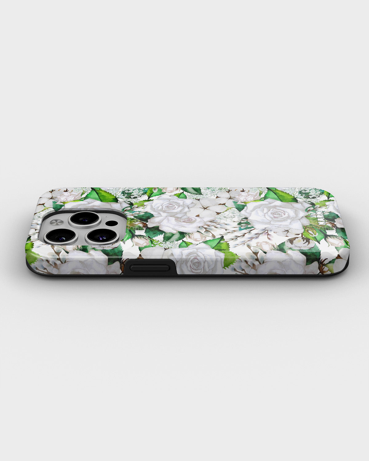 iPhone 15 Pro Tough Case – White Bloom - View 3