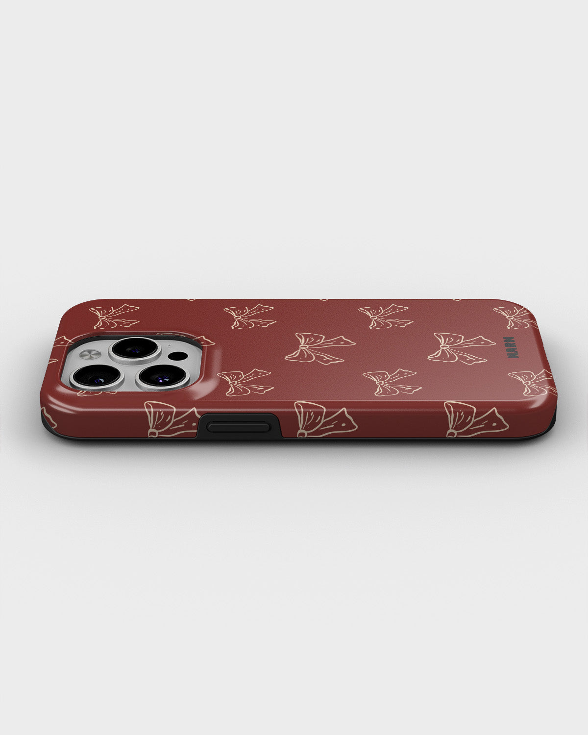 iPhone 15 Pro Tough Case – Cherry Bows - View 3