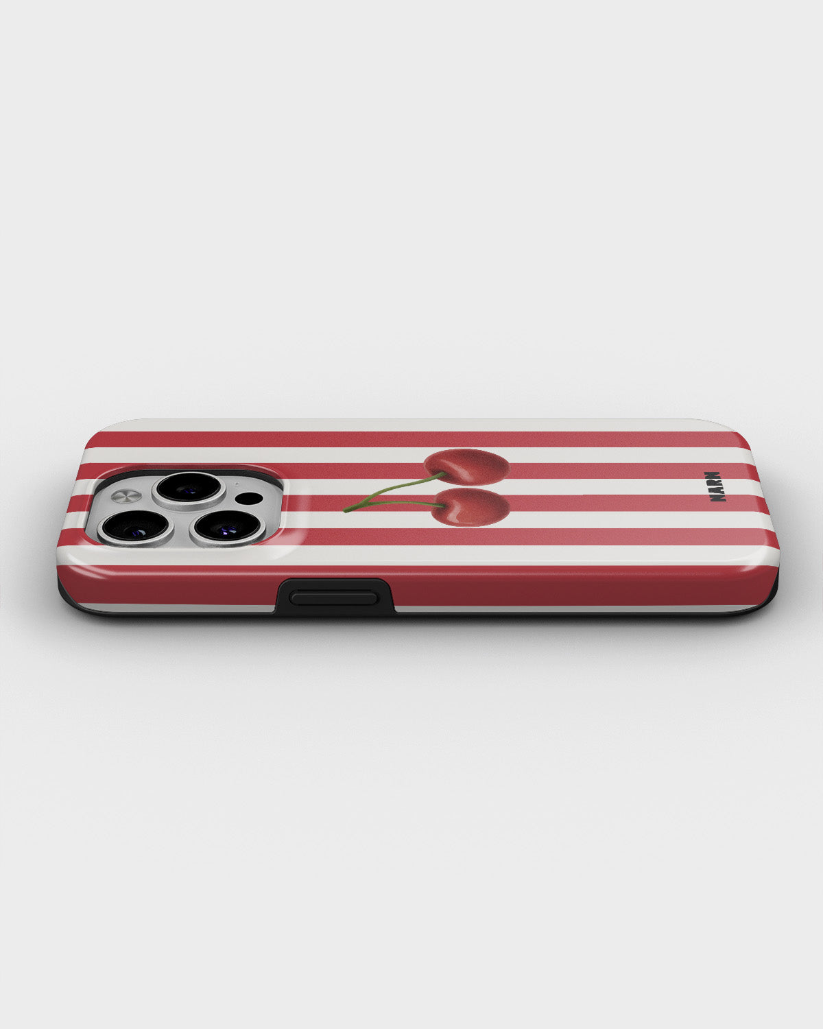 iPhone 15 Pro Tough Case – Cherry Stripes - View 3
