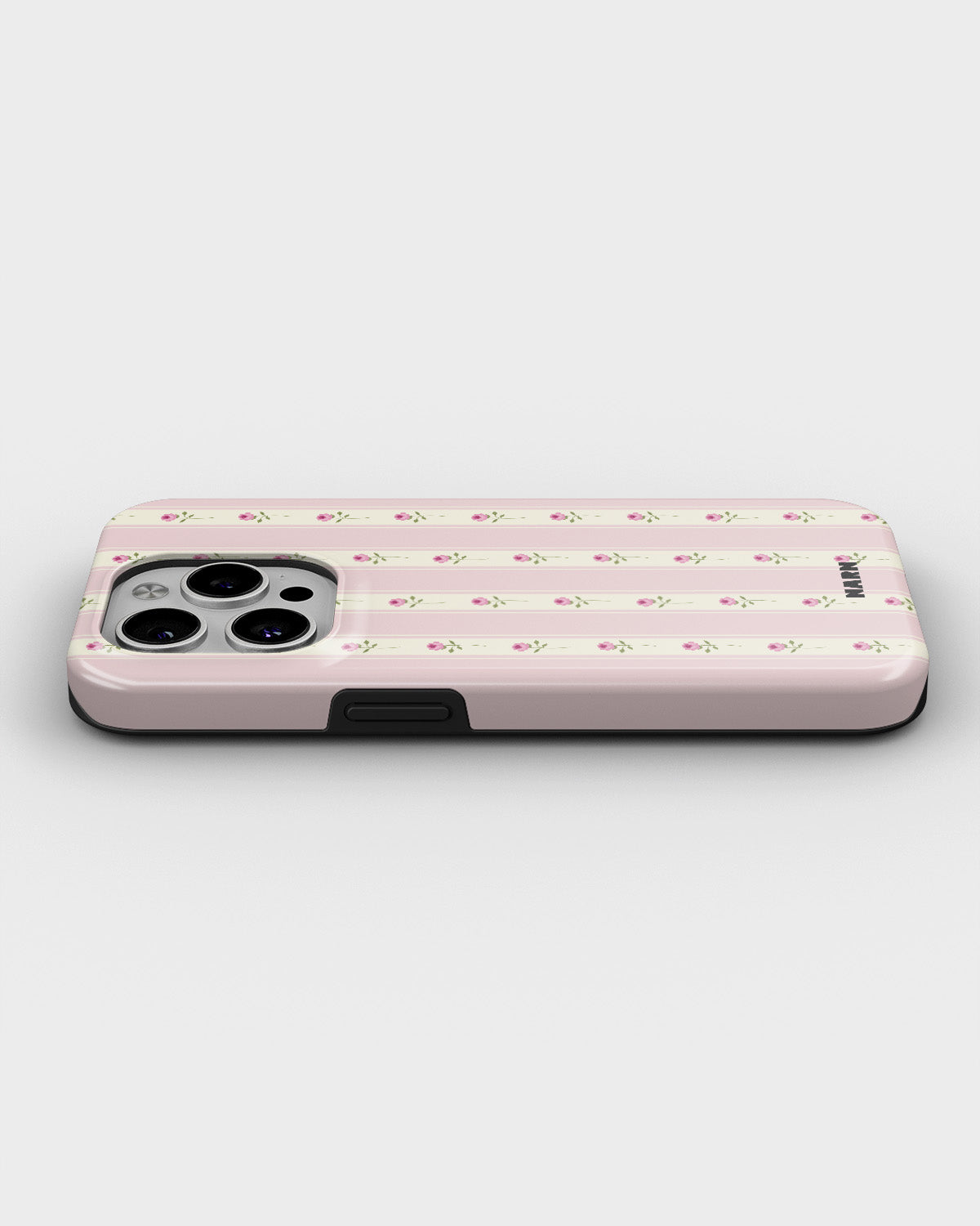 iPhone 15 Pro Tough Case – Rose Lines - View 3