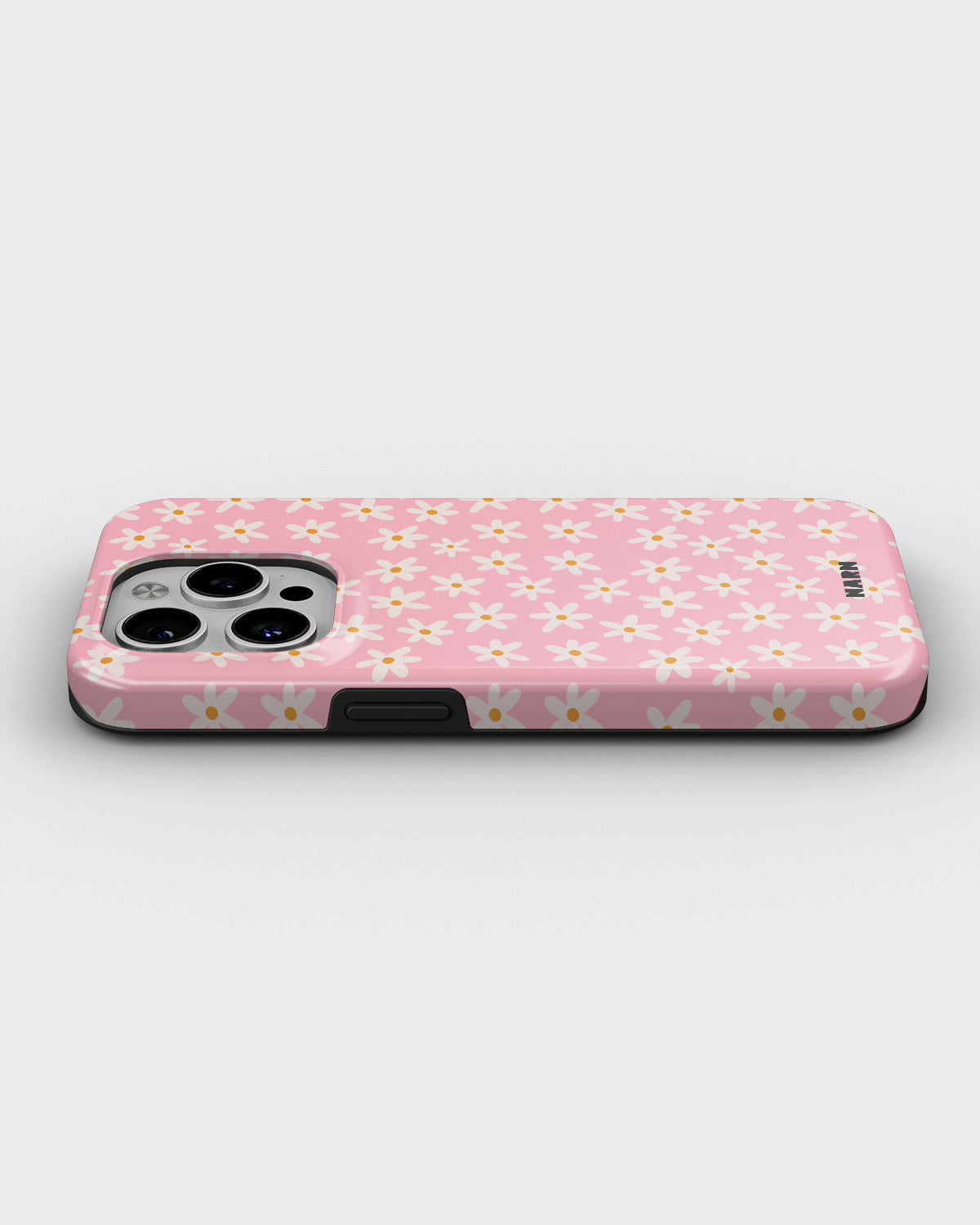 iPhone 15 Pro Tough Case – Pink Daisy - View 3