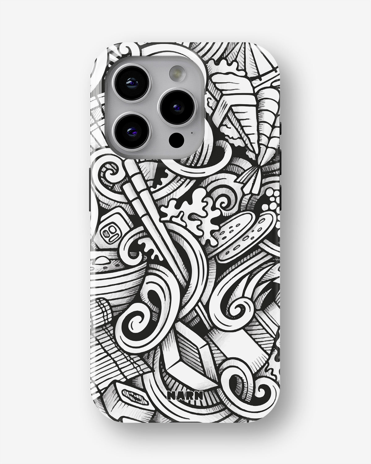 iPhone 14 Pro Tough Case – Japanese Pattern - View 1