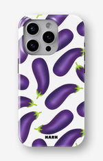 iPhone 14 Pro Tough Case – Eggplant Pattern - View 1