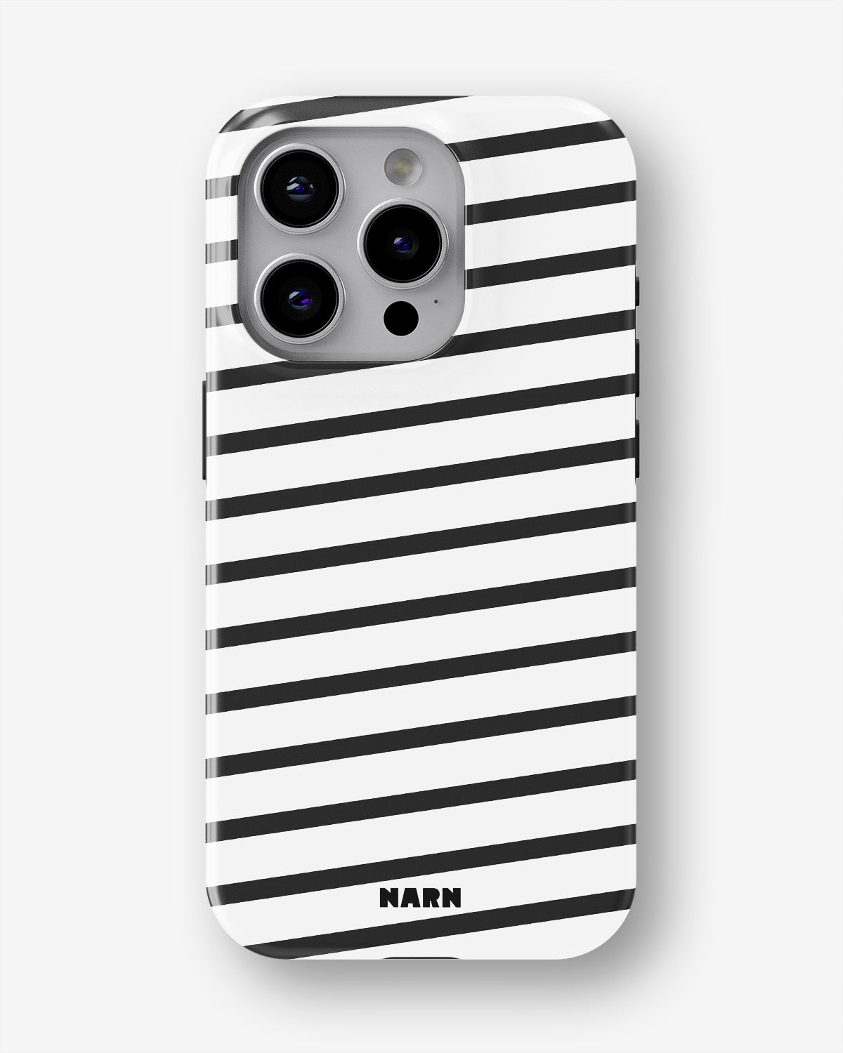 iPhone 14 Pro Tough Case – Black Stripes - View 1