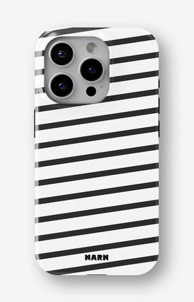 iPhone 14 Pro Tough Case – Black Stripes - View 1