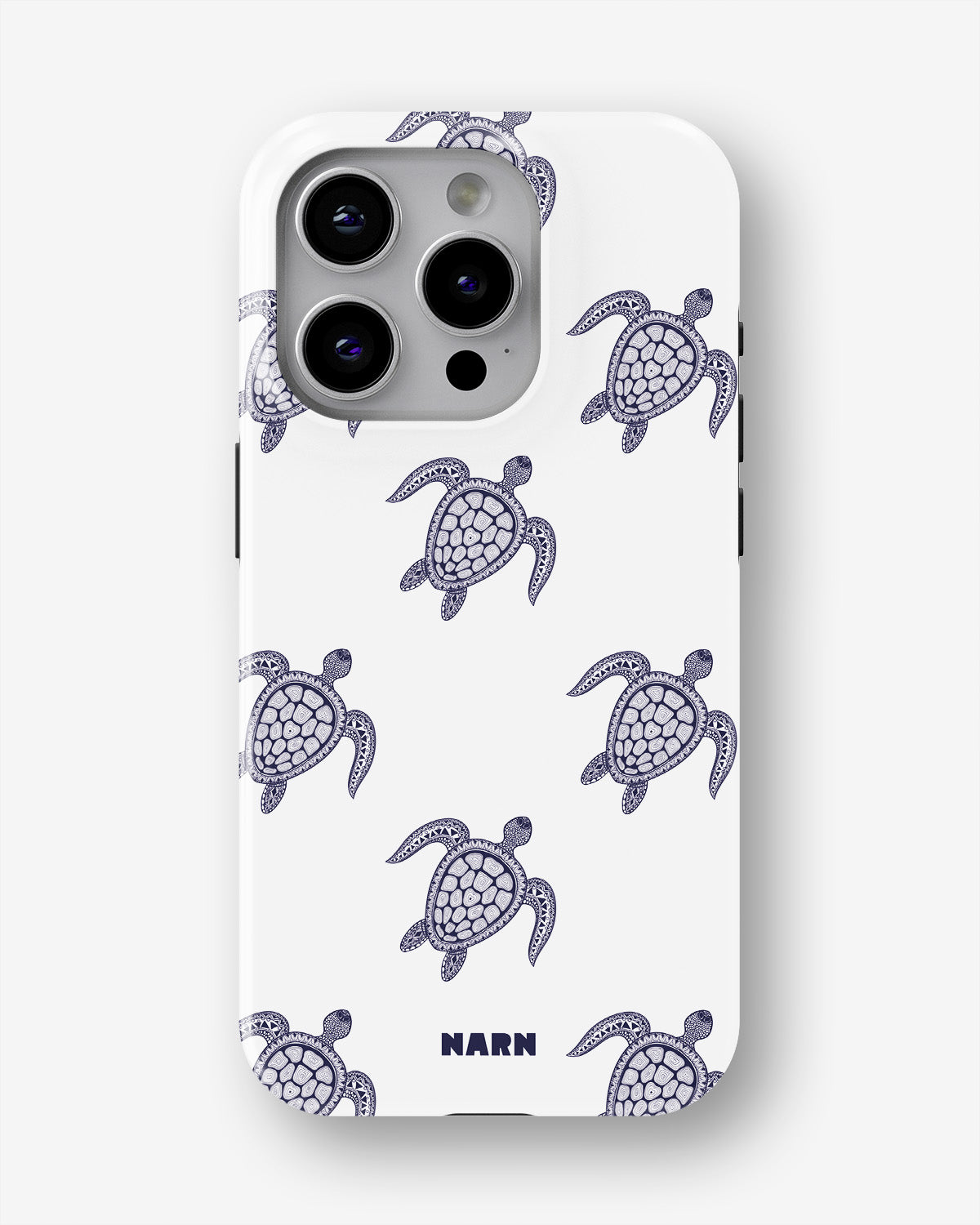 iPhone 14 Pro Tough Case – Blue Turtles - View 1