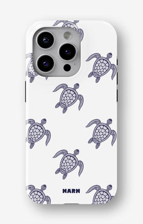 iPhone 14 Pro Tough Case – Blue Turtles - View 1