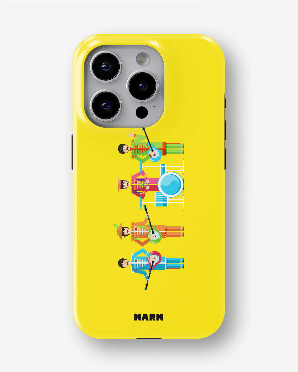 iPhone 14 Pro Tough Case – Beatles Yellow - View 1