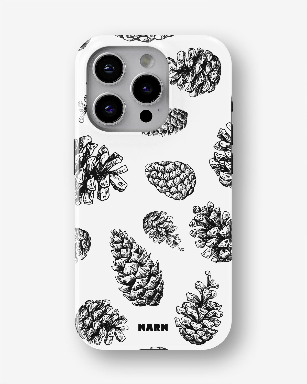 iPhone 14 Pro Tough Case – Pine Cones - View 1