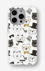 iPhone 14 Pro Tough Case – Cartoon Cats - View 1