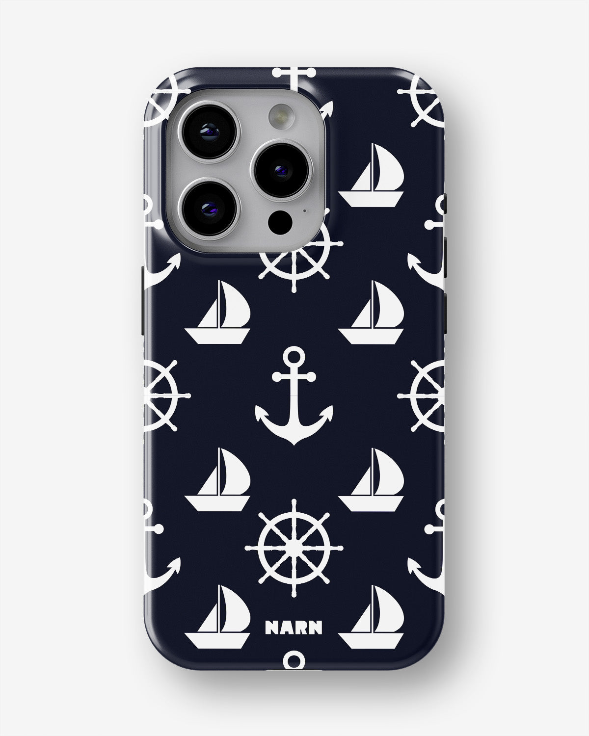 iPhone 14 Pro Tough Case – Deep Blue Voyage - View 1