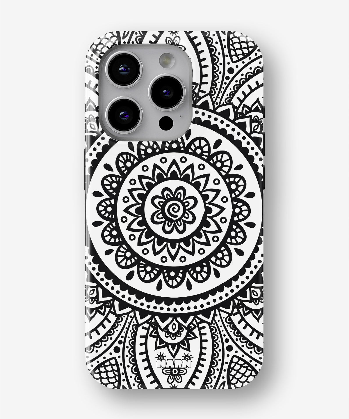 iPhone 14 Pro Tough Case – Henna Mandala - View 1